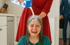 The stepmother threw milk on the girl… Then the millionaire shouted: “ENOUGH!”