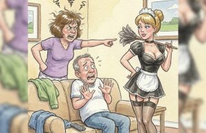 A Wife, husband, and maid funny story