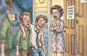 Arriving Home Very Drunk