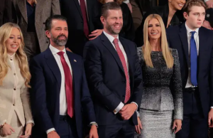 Trump called a ‘total embarrassment’ after seemingly snubbing his own kids