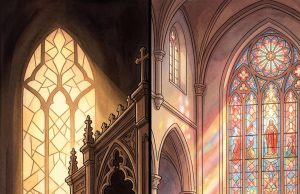 A teenage boy goes to church to confess his sins…