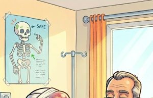 A man who had just undergone a very complicated operation