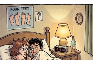 He saw six feet in bed so his wife made him count again
