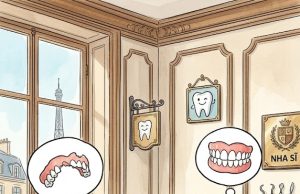 A man at the dentist