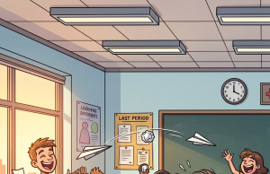 One afternoon, a teacher looked at her noisy classroom and finally said,