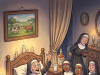 In Nigeria, the 99-year-old Mother Superior lay quietly.