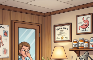 A sweet little old lady went to see her doctor for a routine checkup.