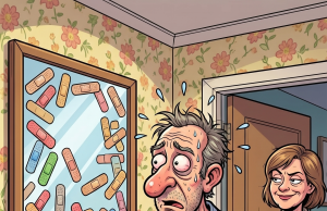 Bob staggered home after a night of drinking