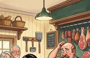 🥇 The Butcher Thought He Had Seen Everything… Then She Came Back Again