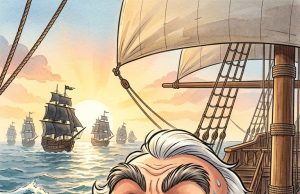 Ten Pirate Ships Approached, and Captain Bravado Stayed Calm