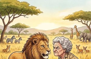 The Lion Had No Idea What He Was Getting Into 😂